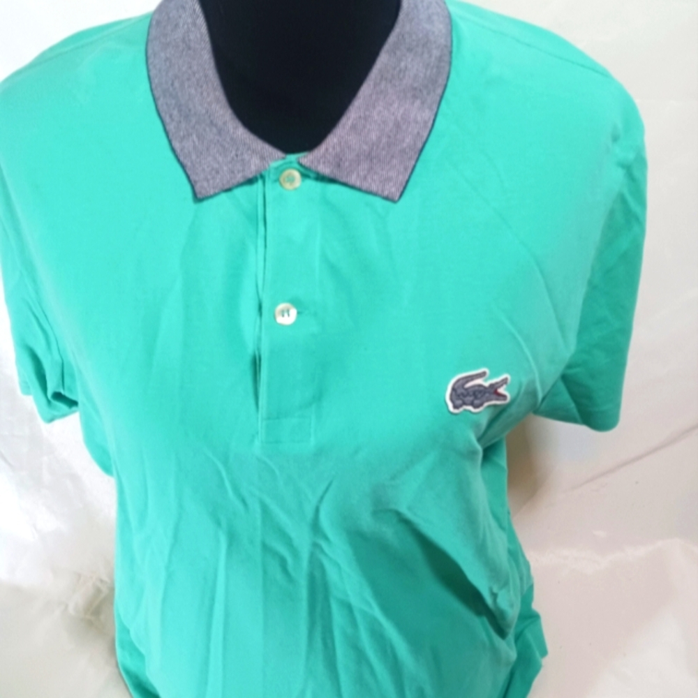 Lacoste Men's Green Polo Shirt